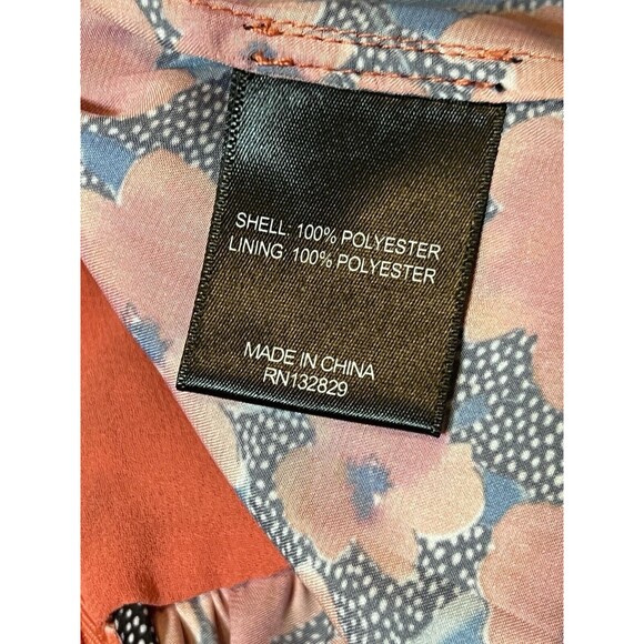 House Of Harlow 1960 Revolve Burna Blouse In Red Poppy Floral Women Size Medium - Picture 11 of 12